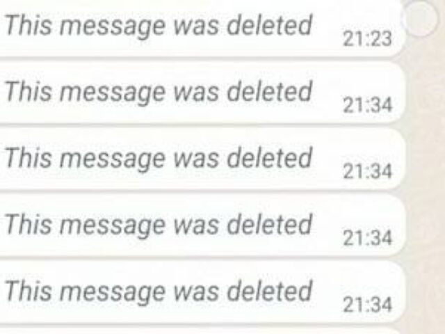 Deleted messages