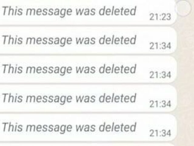 Deleted messages